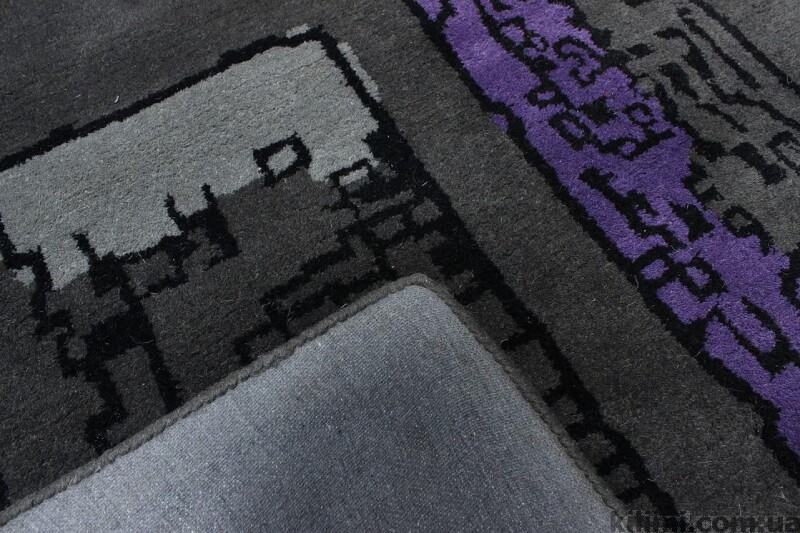 Шерстяные ковры Hand Tufted - V Cityscape Rug deep-grey